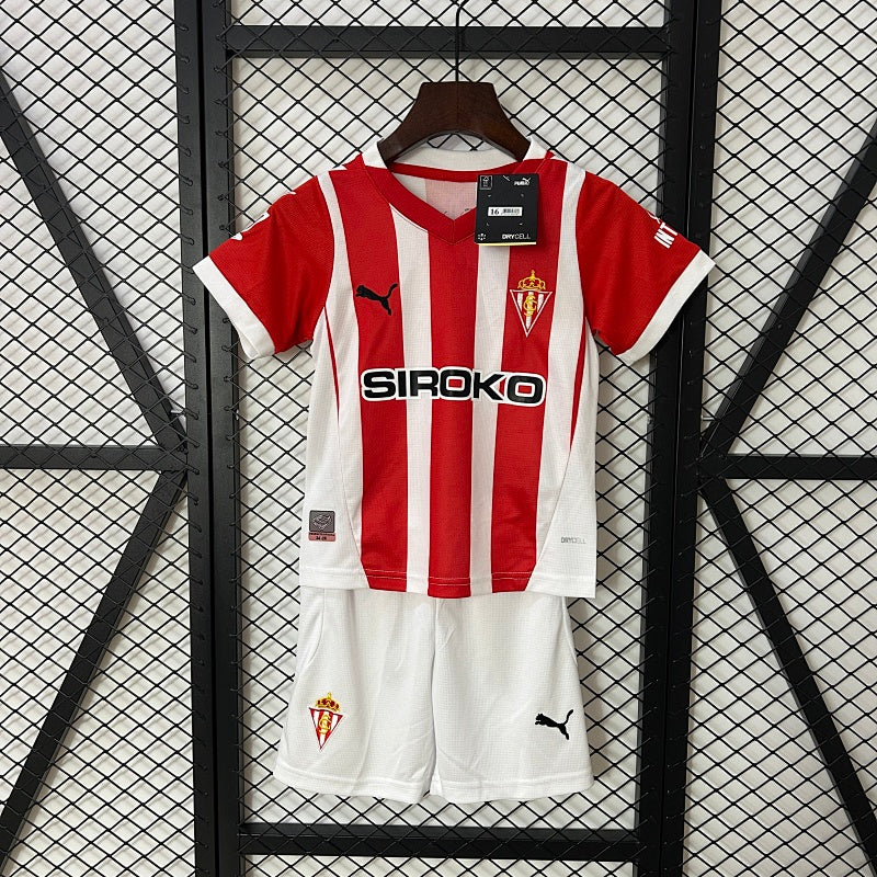 Sporting de Gijón 24/25 – Kids Home Kit