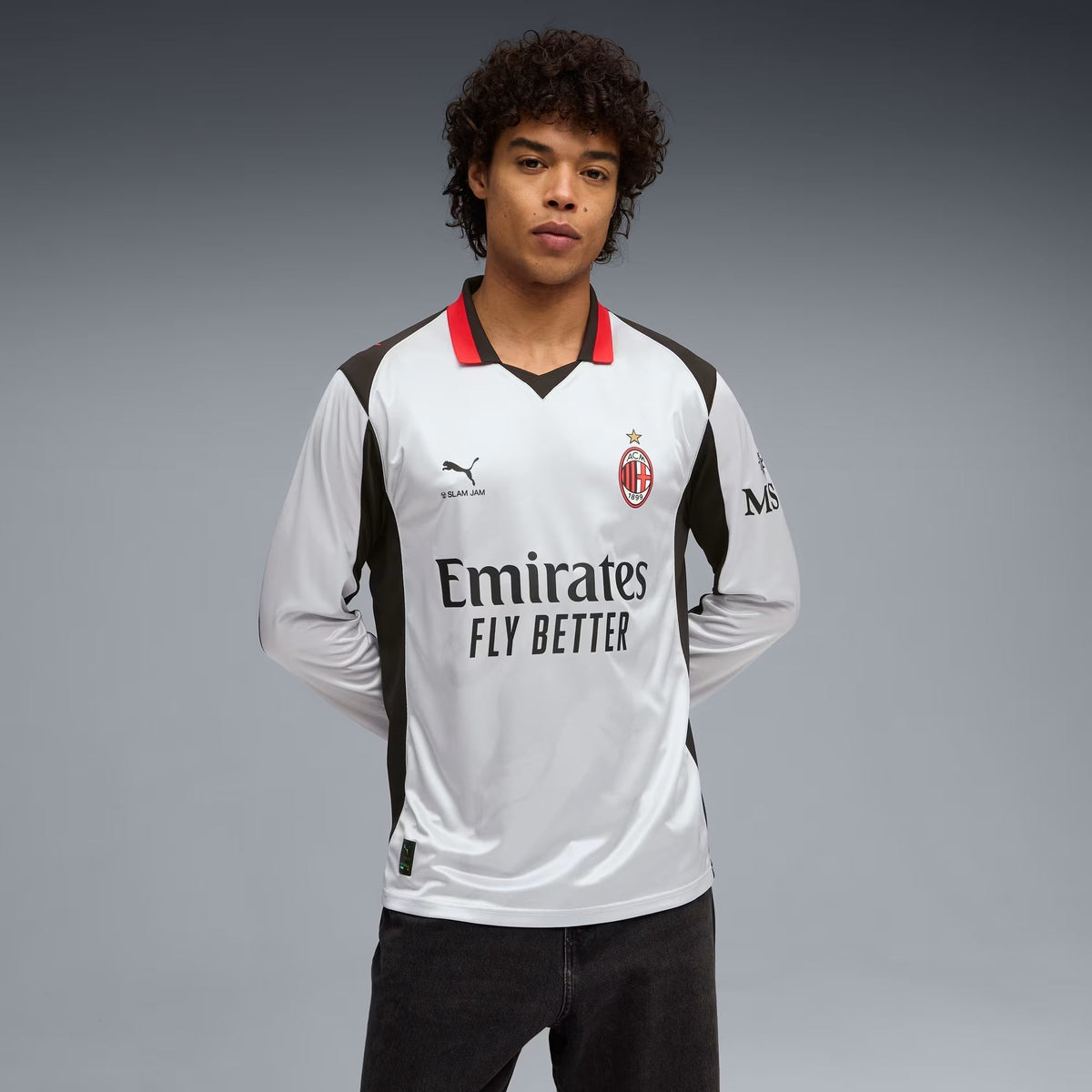 Retro Jersey AC Milan Long Sleeve x SLAM JAM