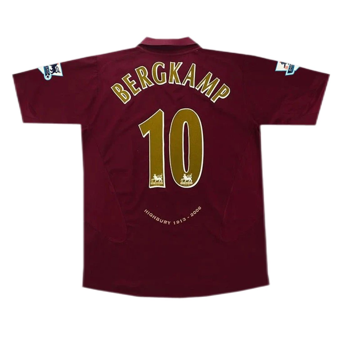 Retro Jersey Arsenal 2005/06 Home Bergkamp #10