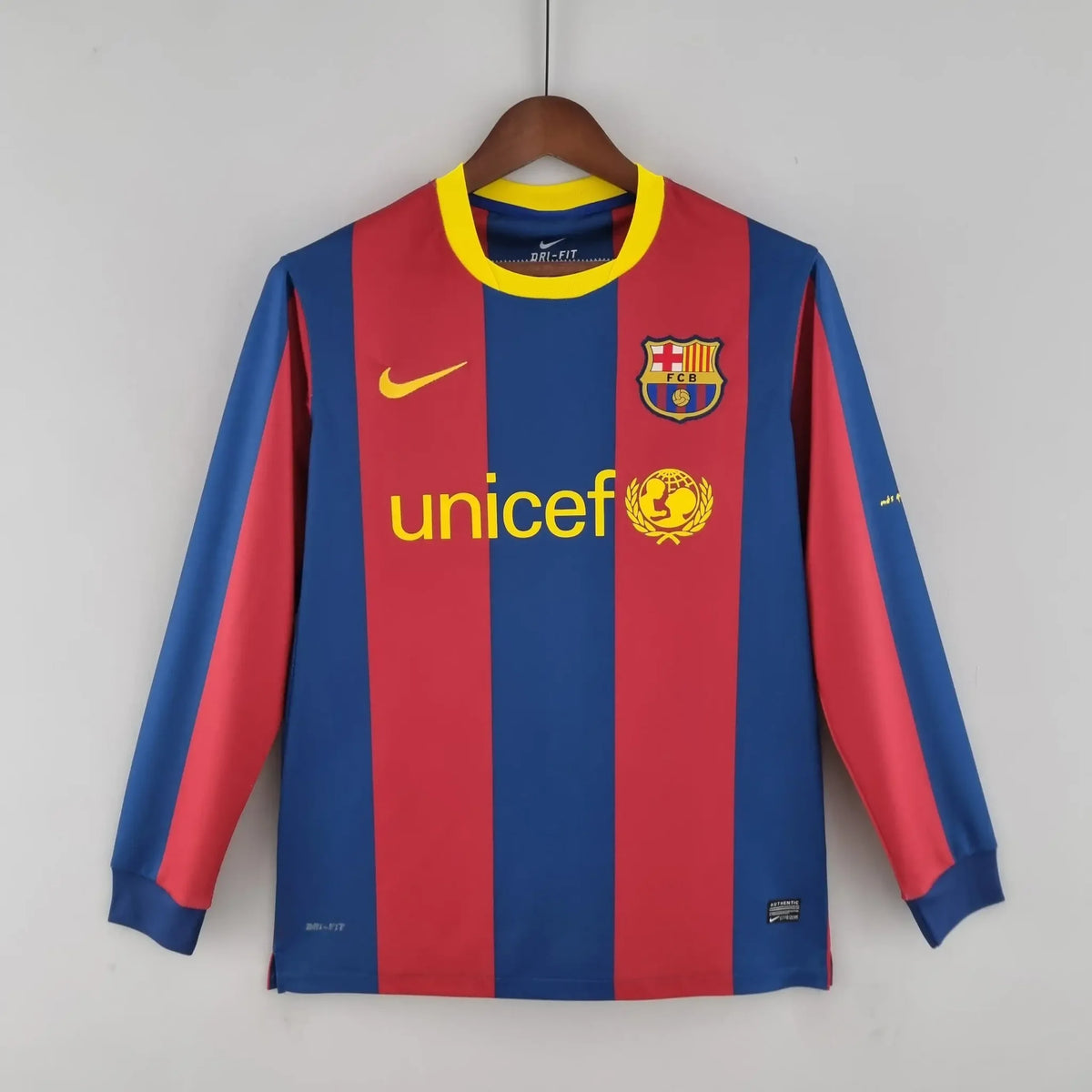 Long Sleeve Jersey Barcelona 2010/11 Nike – Grená