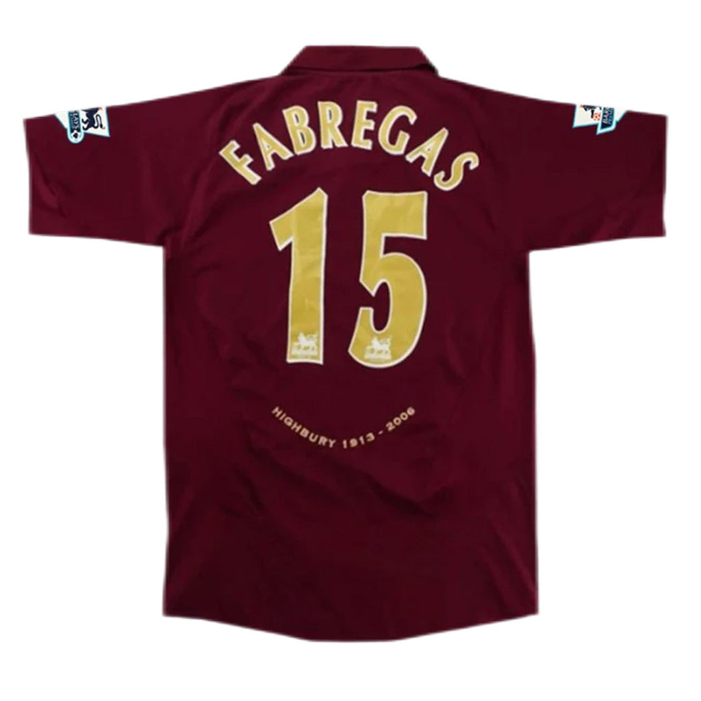 Retro Jersey Arsenal 2005/06 Home Cesc Fabregas #15