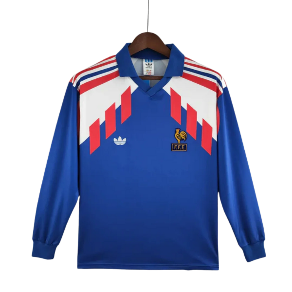 Long Sleeve Jersey France 1988/90 Adidas – Blue