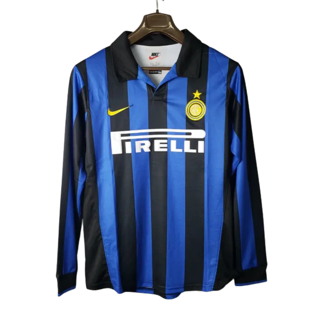 Long Sleeve Jersey Inter Milan Home 1998 Nike – Blue