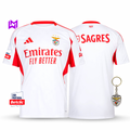 Benfica 2025/26 White Away Jersey