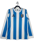 Retro Jersey Argentina 1986 Home Long Sleeve