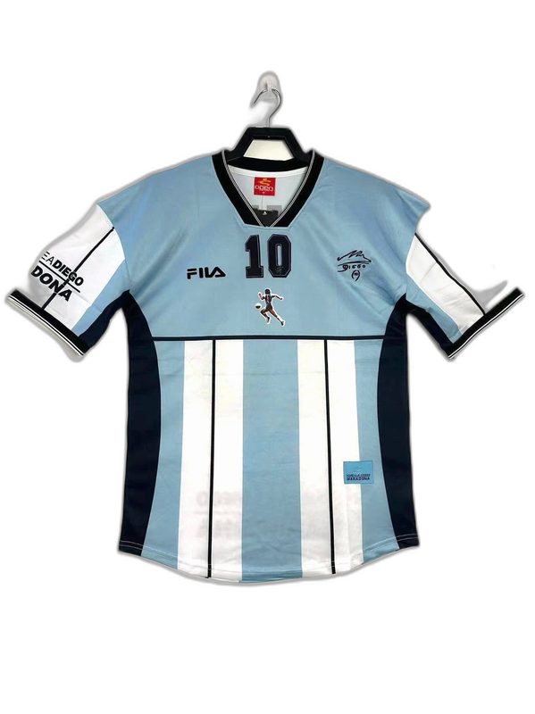 Retro Jersey Argentina 2001 Maradona Commemorative Edition