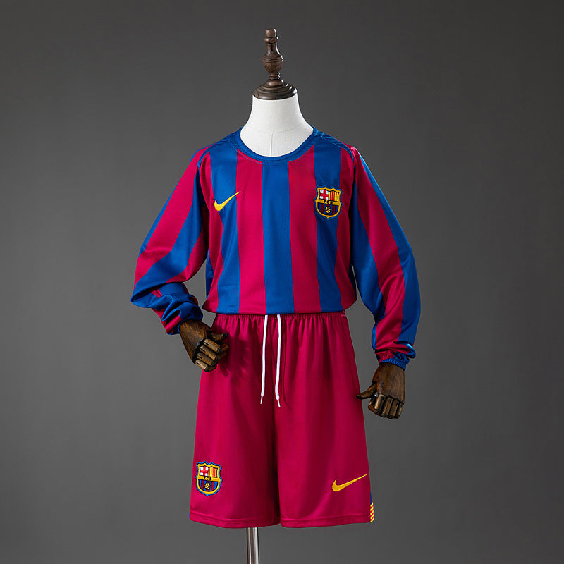FCB 05/06 Kids Home Kit (League Ed.) Retro LS