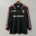 Retro Jersey Manchester United 1998/99 Long Sleeve Special Black