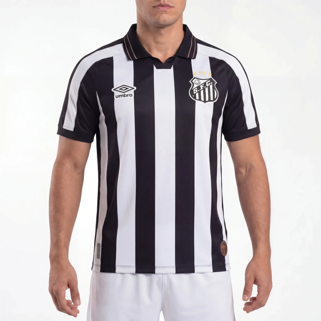 Jersey Santos Away 2026/27 s/n Fan Version Umbro – White+Black